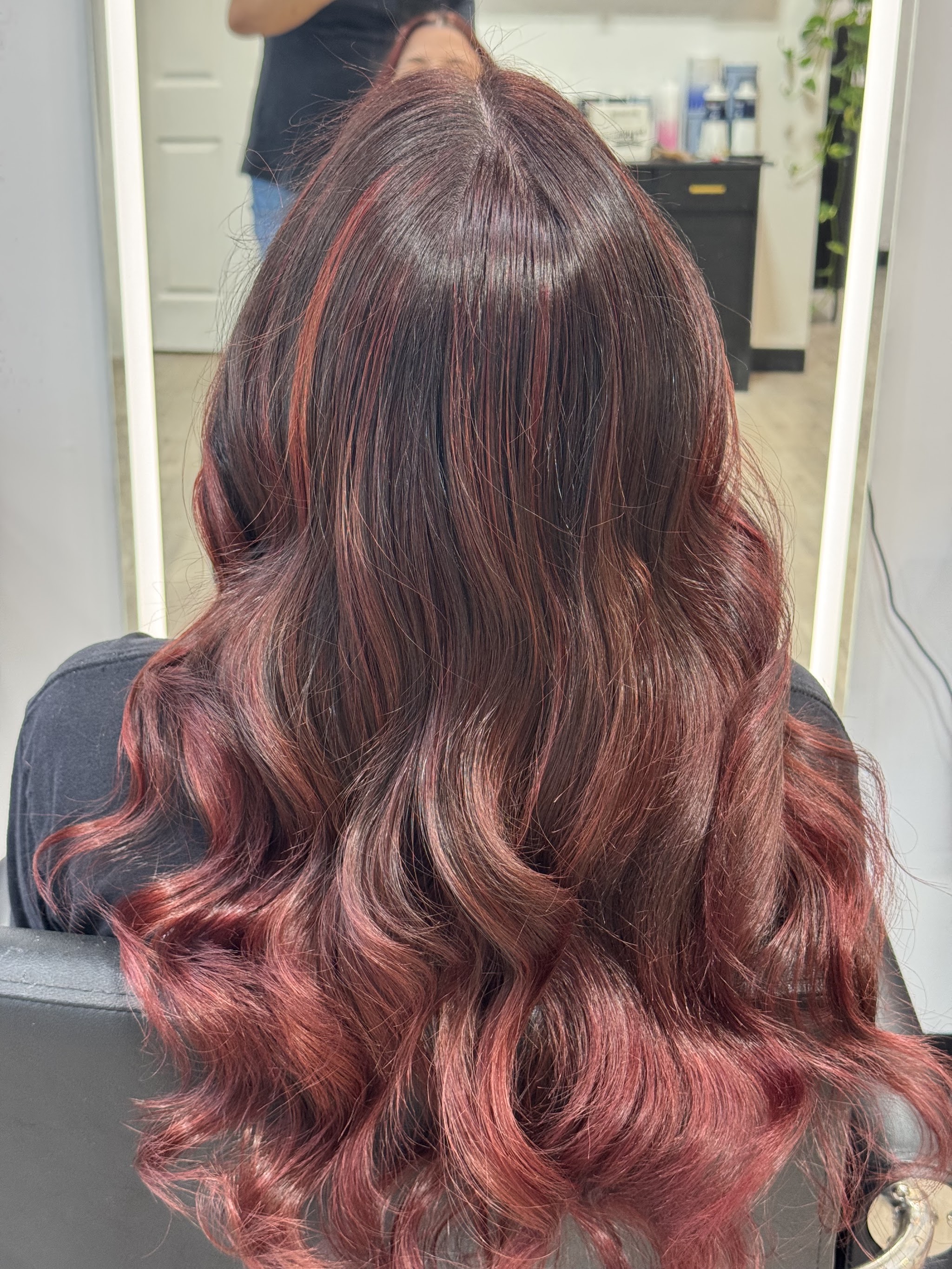 Hair styled at Elegance Beauty Salon & Spa